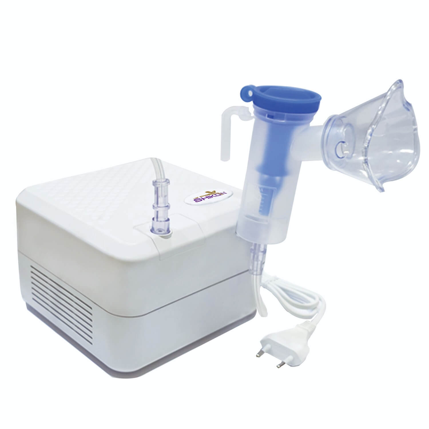 SHIKON compressor nebulizer manufactured in India, designed for effective respiratory therapy and home healthcare use